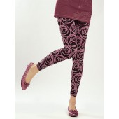 【STREET】無縫外搭九分褲(玫瑰)黑+紅/秋冬厚款