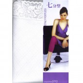 【Etaly】七分褲美體襪-白色蕾絲