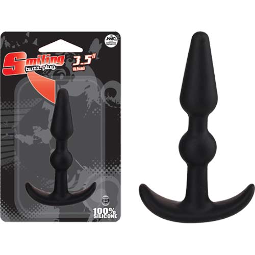 香港NMC ★微笑的對接插頭Smiling Butt Plug 3.5 (Black)