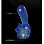 沖天一指~AV棒專用配件【小中指】藍