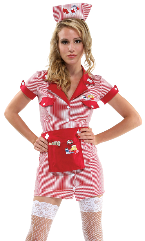 美國【Forplay】小護士系列-紅白色系護士裝