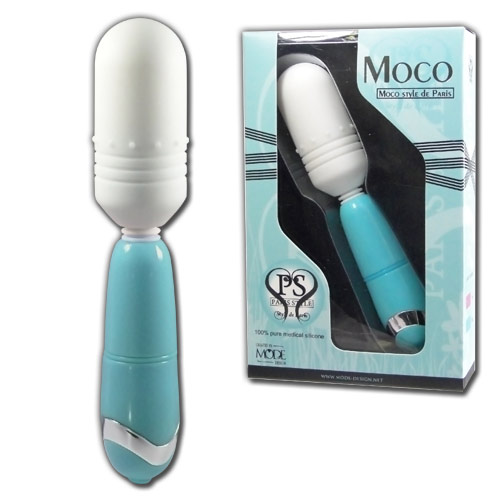 日本MODE＊P.S. MOCO (モコ) blue 4頻AV潮吹棒(藍色)
