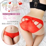 《AIMEI GIAREN》悸動芳心！低腰鏤空美臀造型三角褲﹝紅﹞