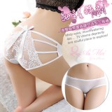 《AIMEI GIAREN》細語時刻！後臀細帶蕾絲鏤空造型三角褲﹝白﹞