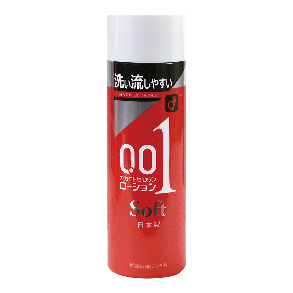 日本NPG岡本0.01(soft)柔軟型潤滑液200g 按摩情趣自慰潤滑油 成人潤滑液 情趣用品 情趣精品 潤滑劑*
