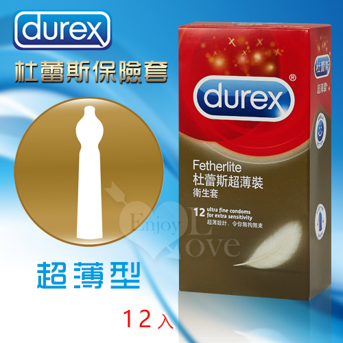 Durex 杜蕾斯超薄型保險套 12入裝