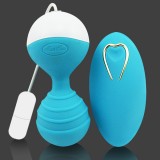 香港Mannuo＊夢妮10頻無線遙控跳蛋(藍色)/防水/震動/充電 G點震動跳蛋 潮吹神器自慰女用按摩器 電動跳蛋 情趣用品成人專區 高潮自慰棒