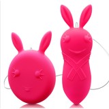 香港Mannuo＊衝擊兔7+10頻無線遙控跳蛋(玫紅) G點震動跳蛋 潮吹神器自慰女用按摩器 電動跳蛋 情趣用品成人專區 高潮自慰棒