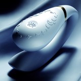  ZALO法國輕奢私密用品＊Fanfan雙人按摩器/金屬表面24k金-皇室藍【不含遙控器】