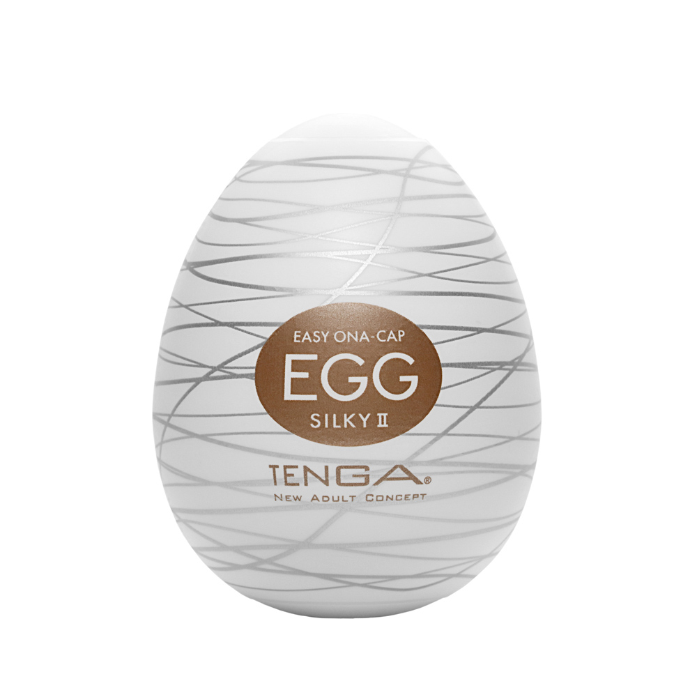 日本TENGA一次性奇趣蛋自慰蛋 EGG10周年新世代系列 EGG-018絲絨II型挺趣蛋(SILKY II)自慰器男用自慰套飛機杯自愛器