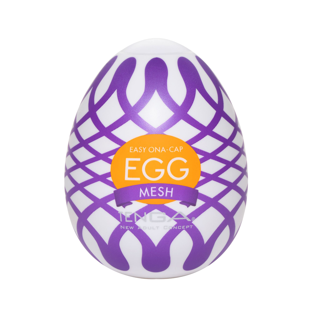 日本TENGA一次性奇趣蛋自慰蛋 EGG歡樂系列 EGG-W03織網挺趣蛋(MESH)自慰器男用自慰套飛機杯自愛器