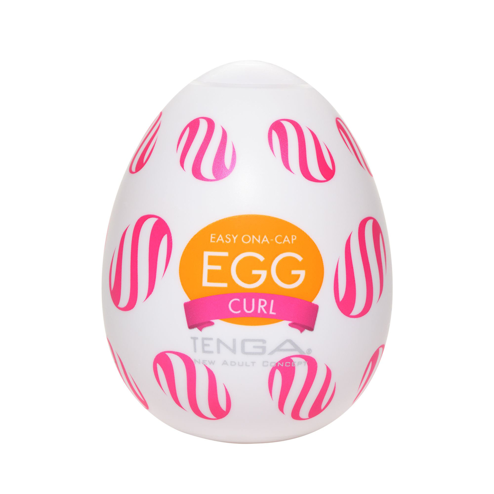 日本TENGA一次性奇趣蛋自慰蛋 EGG歡樂系列 EGG-W05渦球挺趣蛋(CURL)自慰器男用自慰套飛機杯自愛器